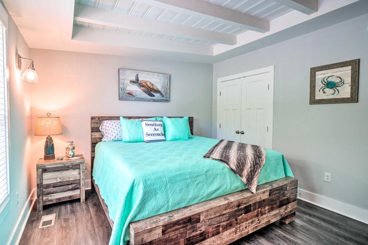 Modern Oak Island Escape 1 Mile To Long Beach! Exterior foto